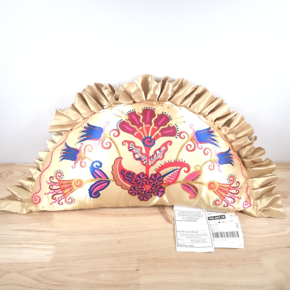 IKEA Karismatisk Zandra Rhodes Chair Cushion Headrest Cover Ruffle 705.097.16